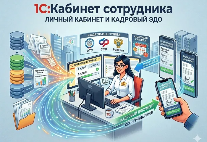 Сервис 1С:Кабинет сотрудника