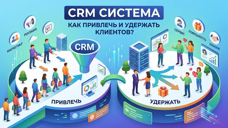 CRM система. Как привлечь и удержать клиентов?