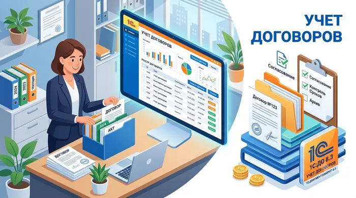 Учет договоров в 1С 8.3